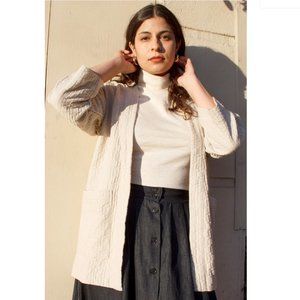 Curator SF Jules Cardigan in Mushroom - Size S - NWOT